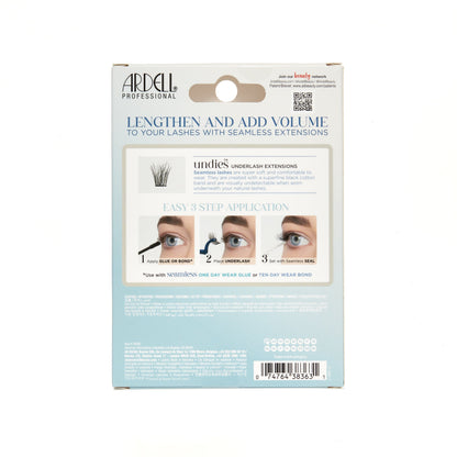 Back packaging of Seamless Underlash Extensions Naked 100 ct