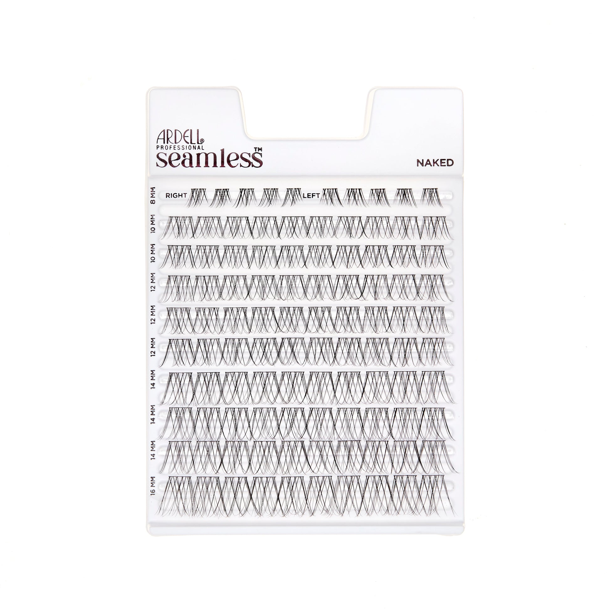 Tray of Seamless Underlash Extensions Naked 100 ct