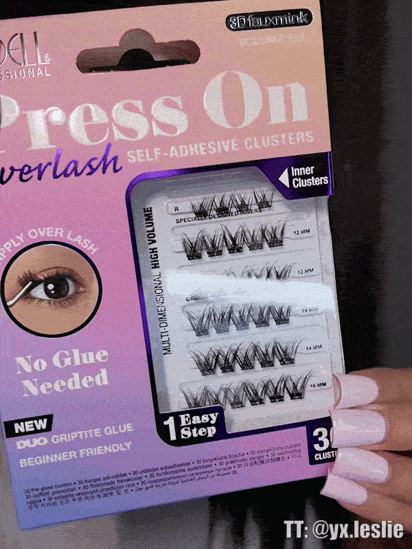 Press On Overlash 3D Fauxmink Volume 858 GIF