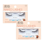 Two packages of Ardell Naked Lashes on a white background