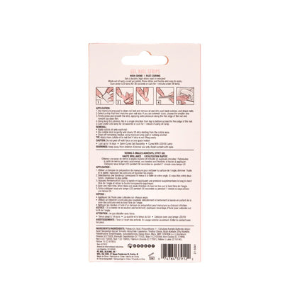 Back details of Ardell Gel Nail Strips packaging