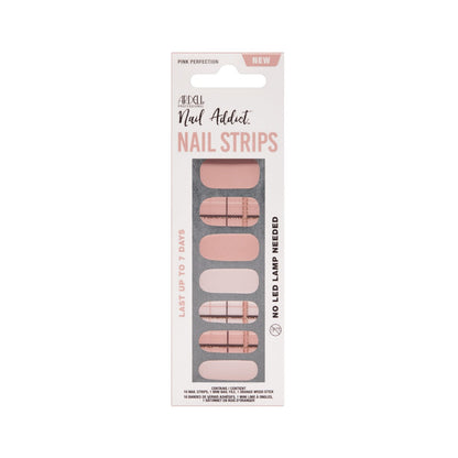 Front face of Ardell Nail Addict Nails Strips pack.