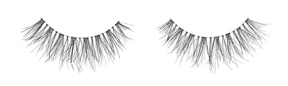 Pair of Ardell Naked Lash 425 false lashes side by side featuring soft and comfortable Invisiband lash band