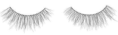 Pair of Ardell Naked Lash 426 false lashes side by side with a multi-layered mid-length silhouette with extra curl features