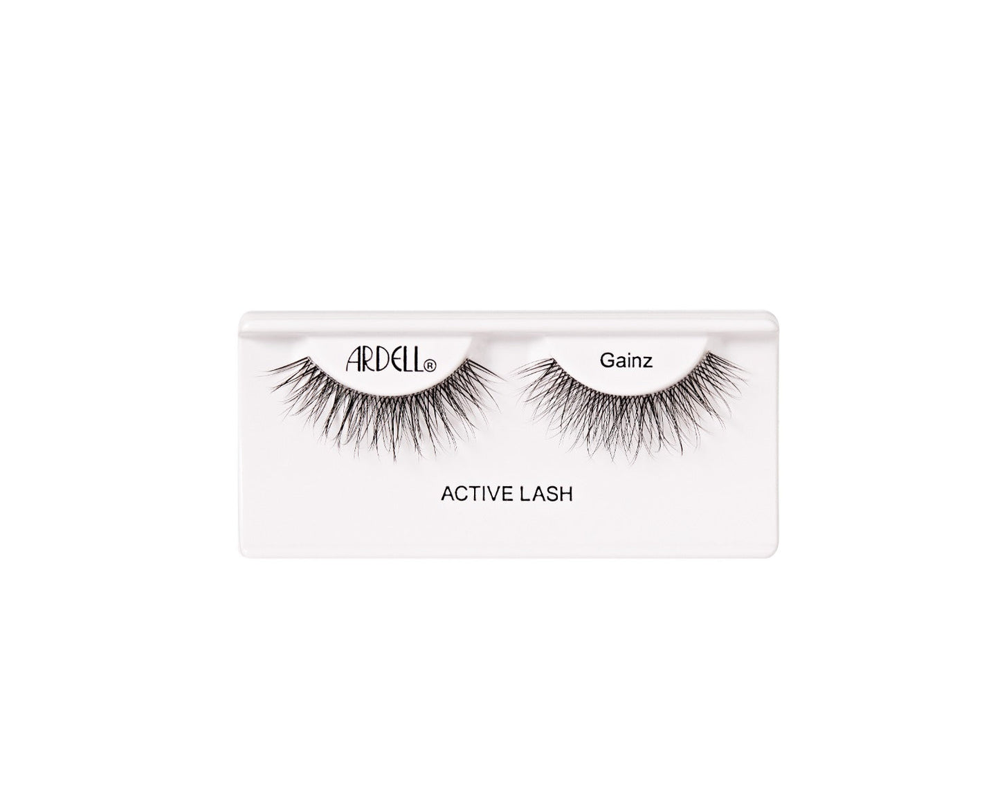 Ardell Active Lash Gainz lashes give a bold, lifted lash look with a flexible band perfect for workouts and wear.