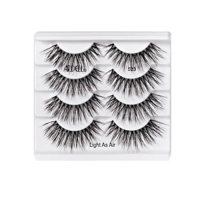 4 pair of lashes on tray