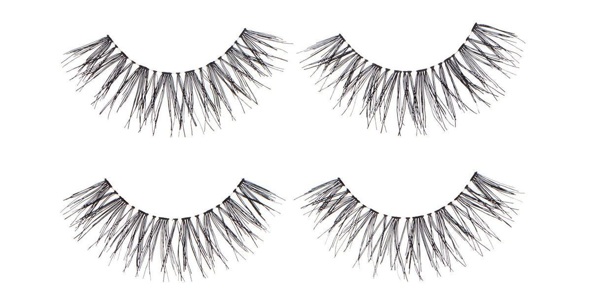 Ardell Deluxe Wispies Pack - two sets of Wispies lashes on a white background